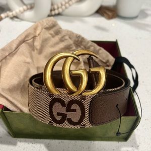 Brand New Gucci Jumbo GG Marmont belt